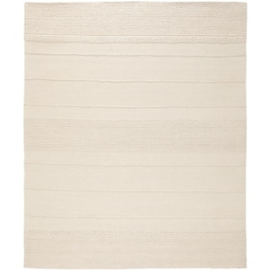 Natura Natural 9 ft. x 12 ft. Modern Striped Area Rug