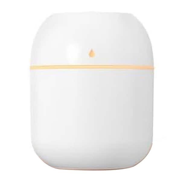 220 ml Portable USB Humidifier with Night Light, 2 Mist Modes, Auto Shut-Off, White