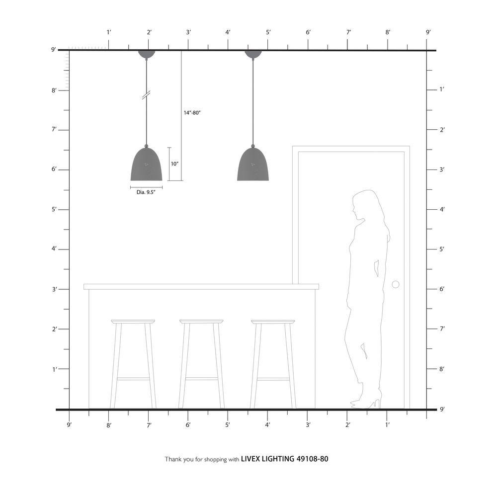 Nordic Gray Crystal LED Globe Pendant Light with Brushed Nickel Accents