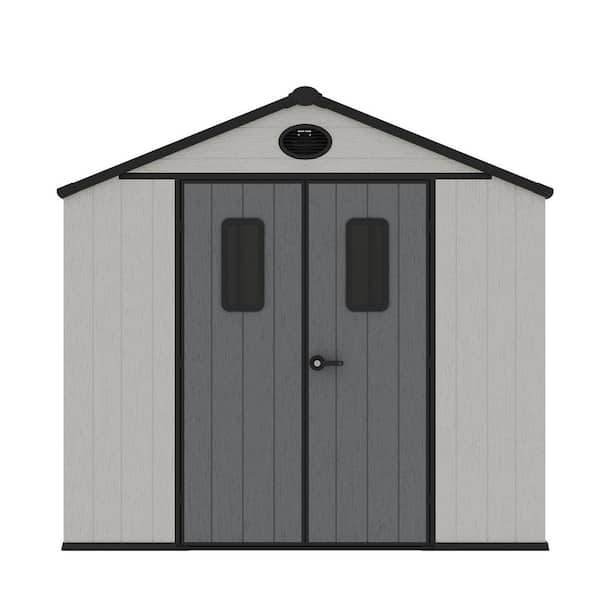 5 ft. x 3 ft. Durable Resin Garden Outdoor Storage Shed with Floor and Sloping Roof (15 sq. ft. )