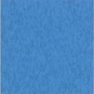 Take Home Sample - Imperial Texture VCT Bodacious Blue Commercial Vinyl Tile - 6 in. x 6 in.