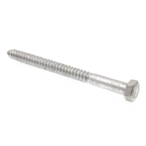 5/8 in. x 8 in. A307 Grade A Hot Dip Galvanized Steel Hex Lag Screws (10-Pack)