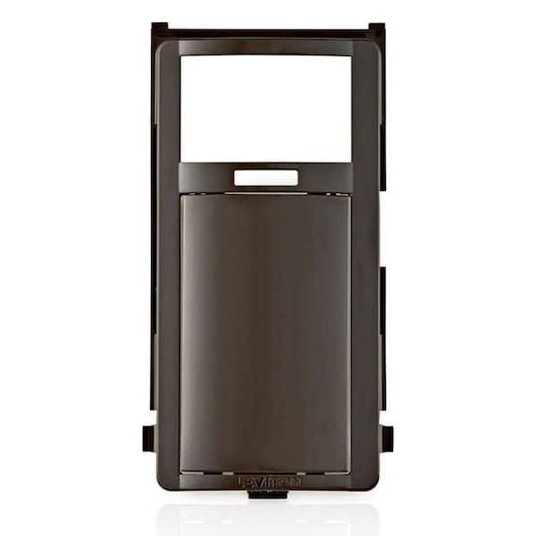 Motion Sensor Switch and Decora Humidity Sensor Switch Faceplate, Brown