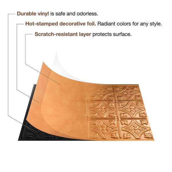 Fasade® Traditional 4 Brushed Nickel Backsplash Kit - 15 Sq. Ft.