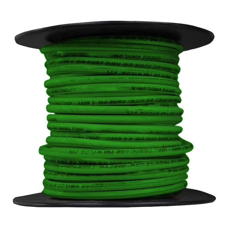 Cerrowire 50 ft. 12 Gauge Green Stranded Copper THHN Wire