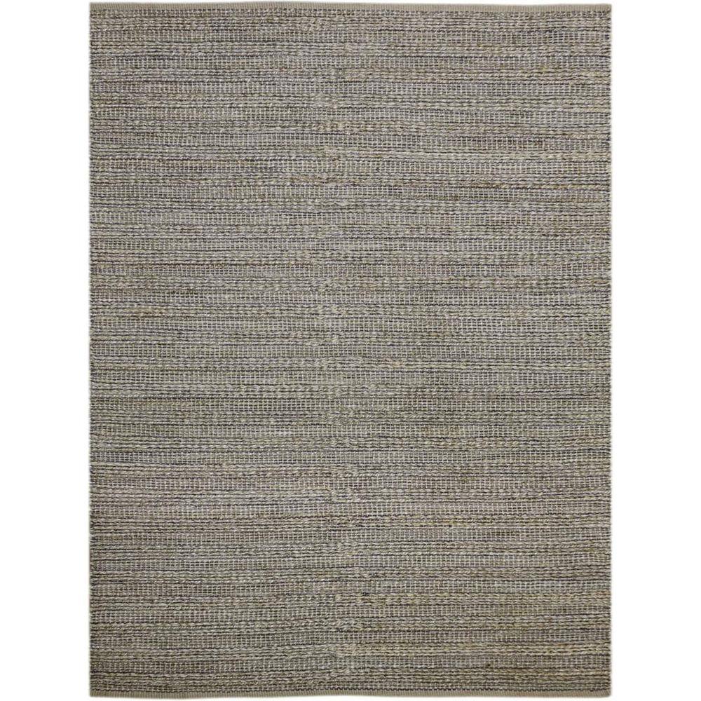 Single Color Rugs Amer Rugs Naturals 3 ft. X 5 ft. Dark Gray Solid Color Area Rug NAT6 ...