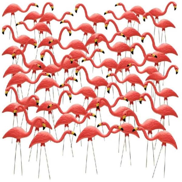 Southern Patio 27 in. Pink Flamingo (50-Pack)