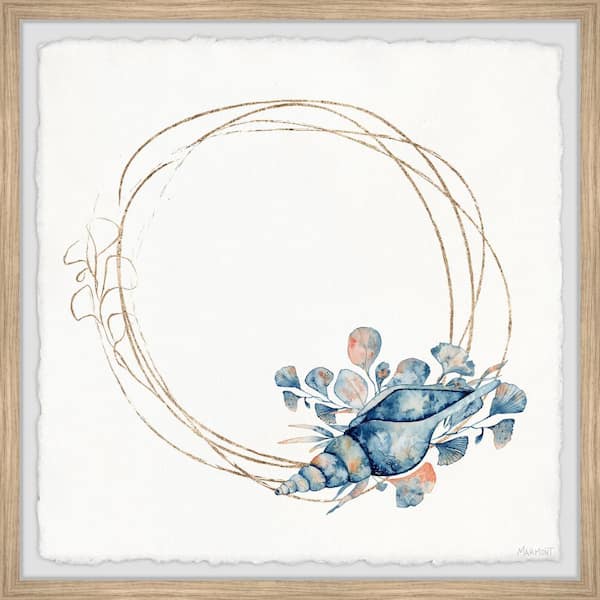Unbranded "I Found a Seashell" by Marmont Hill Framed Animal Art Print 24 in. x 24 in.