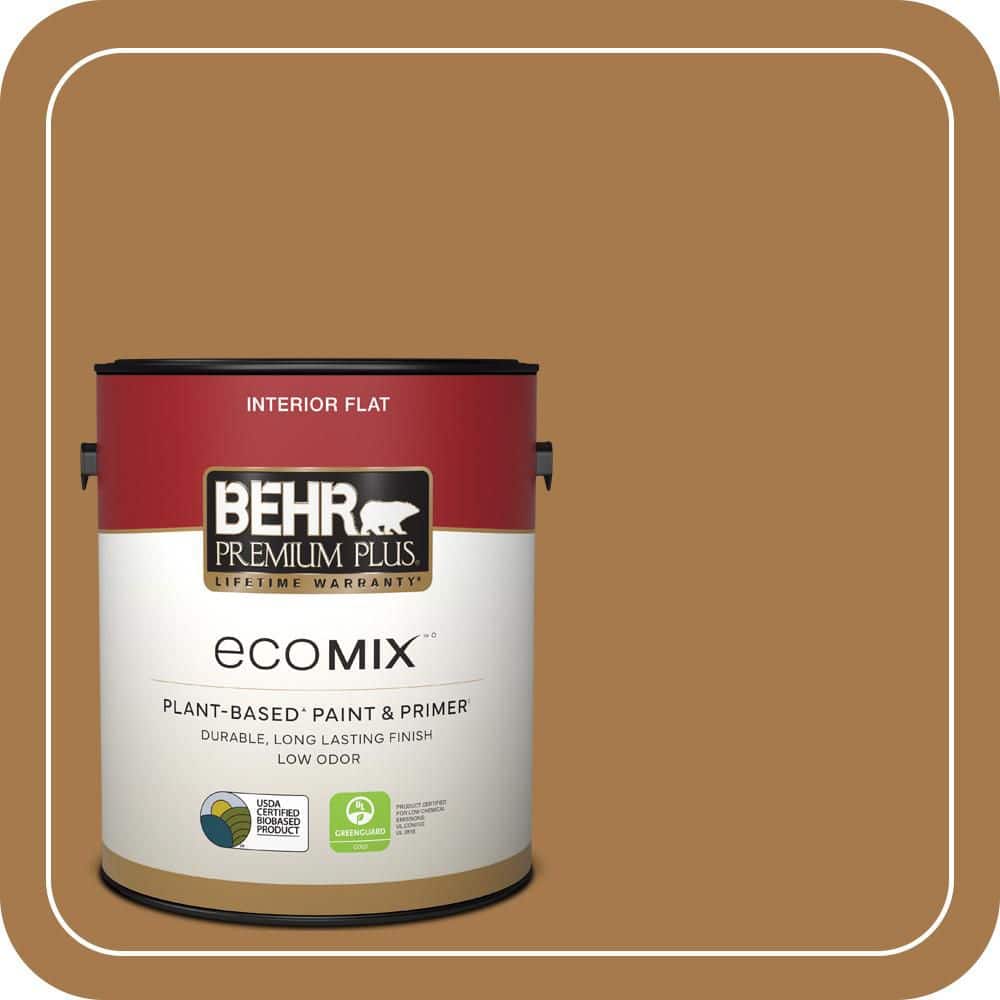 1 gal. Home Decorators Collection #HDC-CL-18A Butter Caramel Flat EcoMix Plant-Based Interior Paint & Primer price history on PriceWatchPro