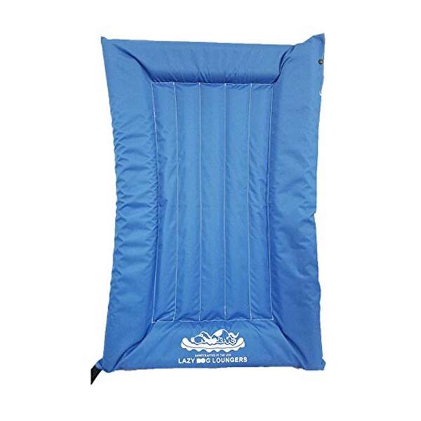 Unbranded Blue Small Lazy Dog Lounger Pool and Lake Raft Float