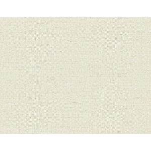 60.75 sq. ft. Coastal Haven Cream Kaya Faux Paperweave Embossed Vinyl Unpasted Wallpaper Roll