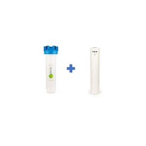 Manor Whole House Salt-Free Eco-Friendly Water Softener/Conditioner System and Cartridge Bundle