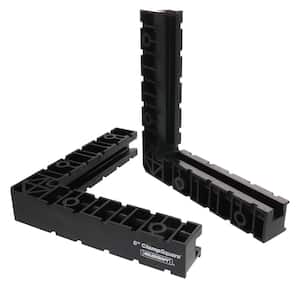 8'' ClampSquares - 90 Degree Corner Clamp, Positioning/Assembly Squares (Set of 2)