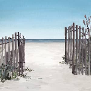 "Just a Fence" by Marmont Hill Unframed Canvas Nature Art Print 18 in. x 18 in.