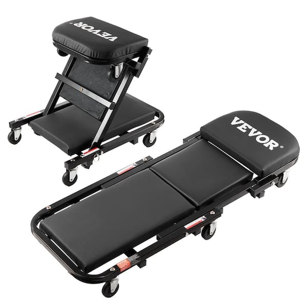 VEVOR Foldable Z Garage Creeper,40 in.,450 lbs. Load