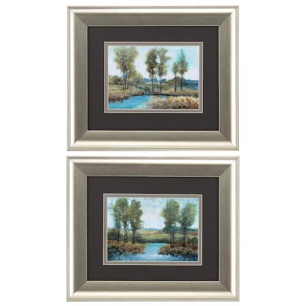 HomeRoots Victoria Brushed Silver Gallery Frame ( Set of 2 ) 365106