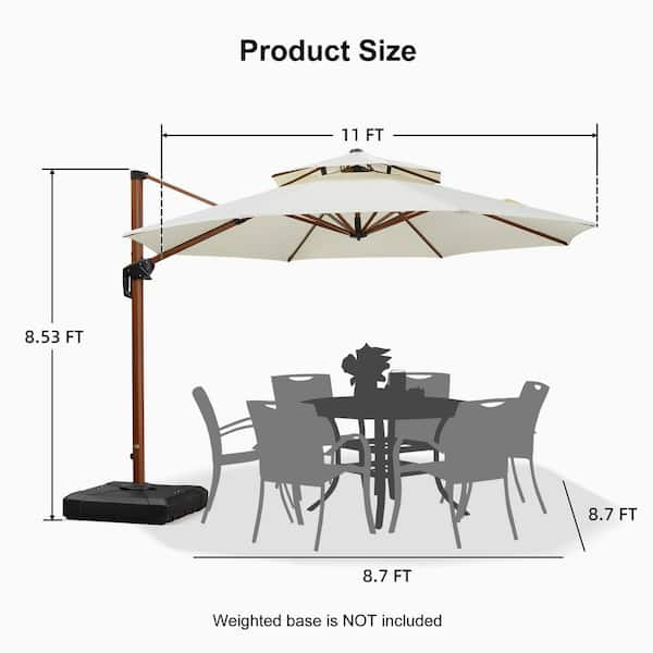 abba patio umbrella cover instructions Compact Base for Cantilever Abba Patio 9ft Lyon Outdoor