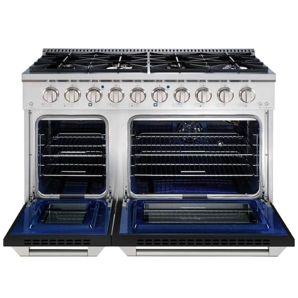 KitchenAid 48 Professional Double Oven Dual Fuel Range in Matte