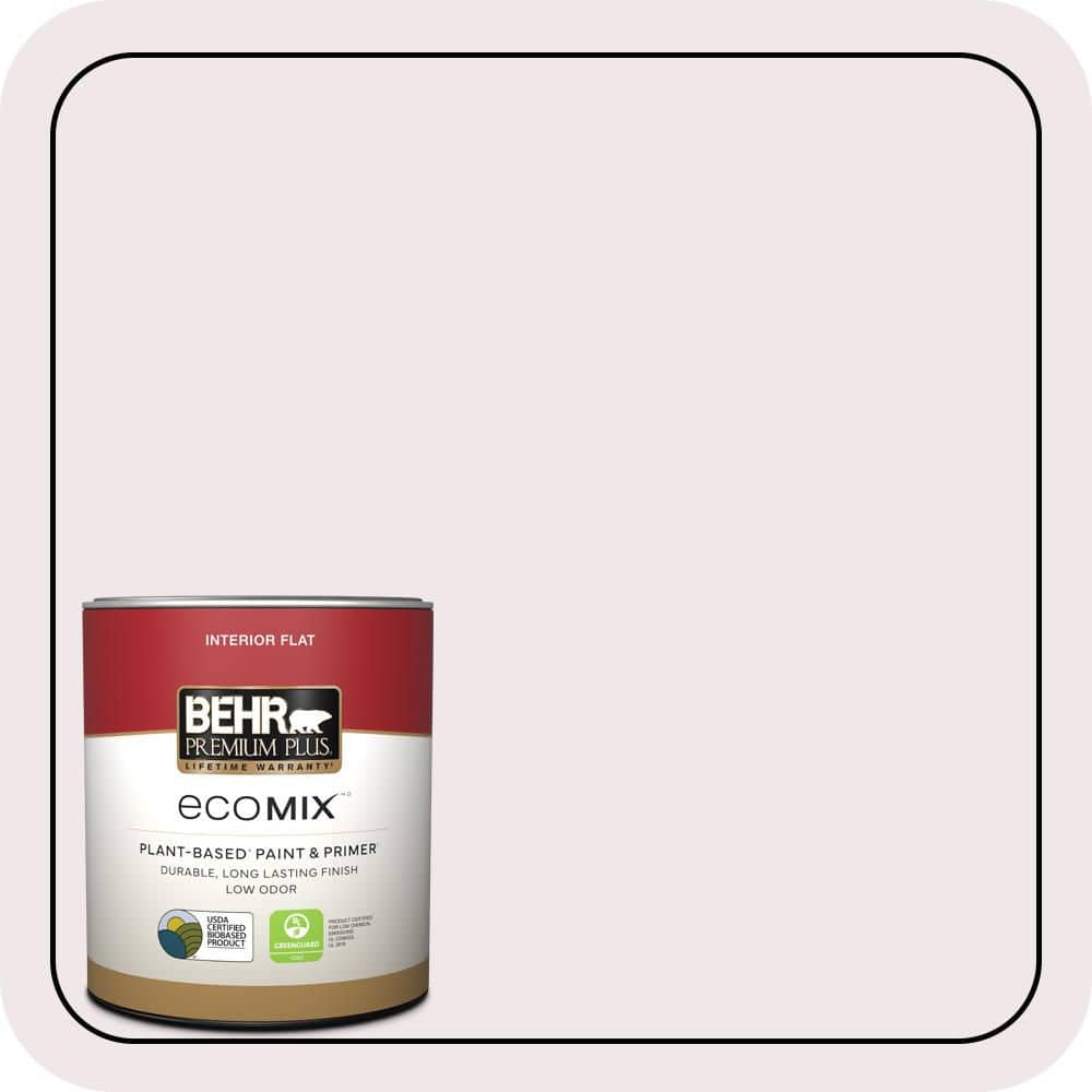 1 qt. #W-B-620 Frosty Morning Flat EcoMix Plant-Based Interior Paint & Primer price history on PriceWatchPro