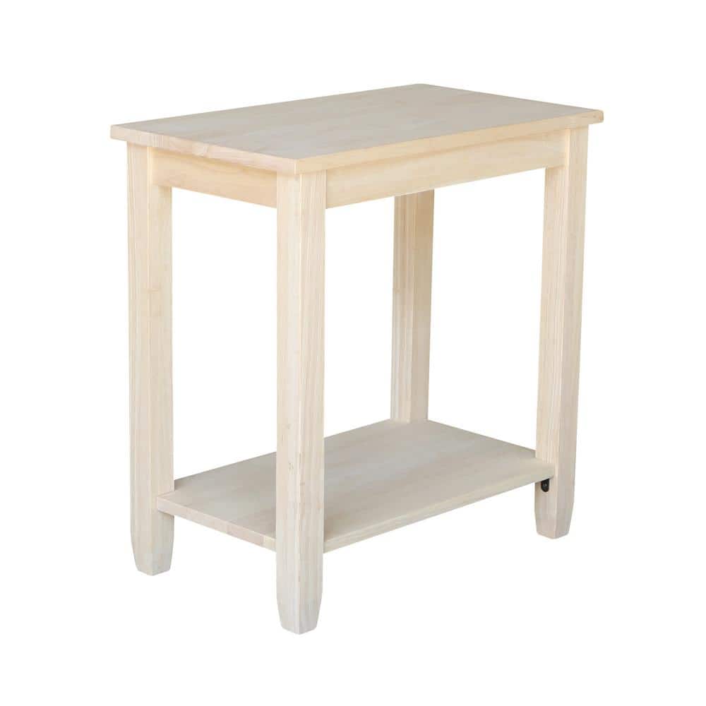 Classic Solid Wood Solano Accent Table in Natural Finish