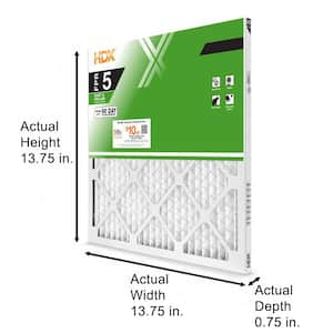 14 in. x 14 in. x 1 in. Standard Pleated Air Filter FPR 5, MERV 8