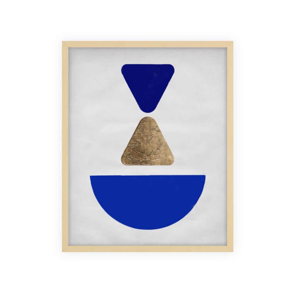 Abstract Nature Shapes Framed Abstract Art Print 22 in. x 18 in.