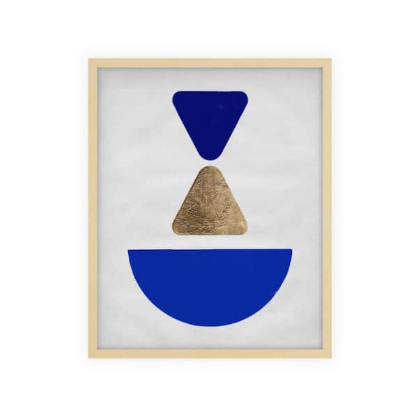 Unbranded Abstract Nature Shapes Framed Abstract Art Print 22 in. x 18 in.