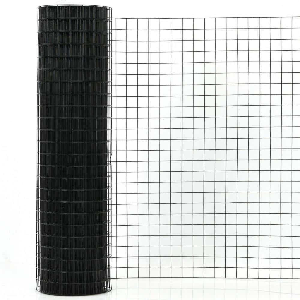 Angeles Home 3 Ft X 50 Ft 16 Gauge Black Vinyl Coated Welded Wire Mesh 15 In Ck36 Gt21 The 3513