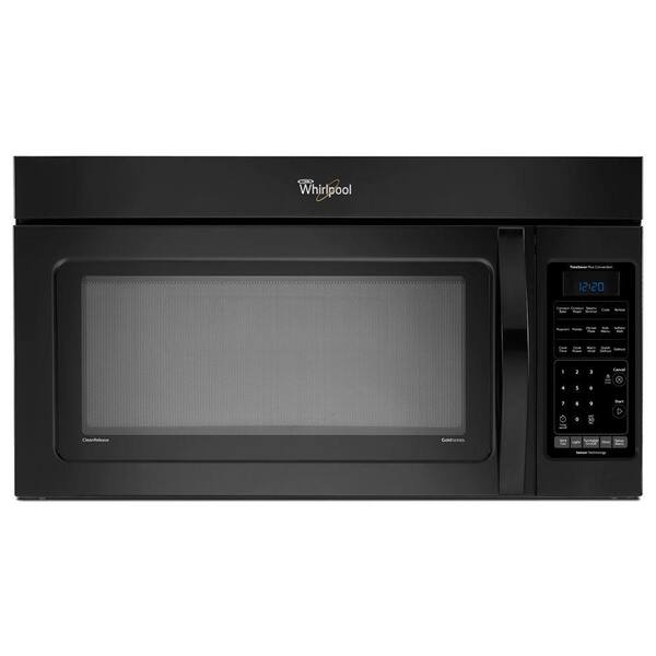 Whirlpool 1.8 cu. ft. Over the Range Convection Microwave in Black, with Sensor Cooking-DISCONTINUED