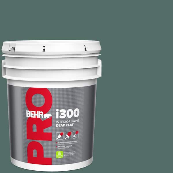 BEHR PRO 5 gal. #MQ6-39 Chelsea Garden Dead Flat Interior Paint