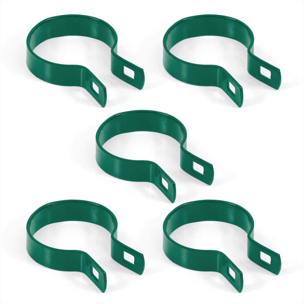 2-3/8 in. Chain Link Fence Green Galvanized Steel Brace Band with Bolt and Nut (Pack of 5) price history on PriceWatchPro