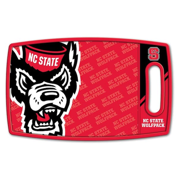 YouTheFan NCAA NC State Wolfpack Logo Series Cutting Board 9in X 0.5in ...