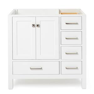 Cambridge 36 in. W Vanity Cabinet Only in White