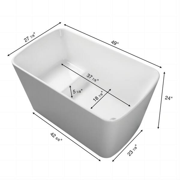 Bootz 011-3673-00 Aloha AFR 60 x 30 Porcelain Enamel Alcove