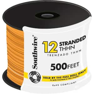 500 ft. 12 Orange Stranded CU THHN Wire