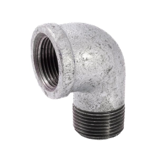 Southland 1 in. Galvanized Malleable Iron 90 Degree FPT x MPT Street Elbow Fitting