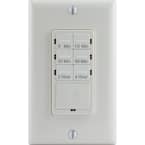 6.4-Amp 4-Hour In-Wall Digital Countdown Timer with No Neutral Wire (CFL and LED)