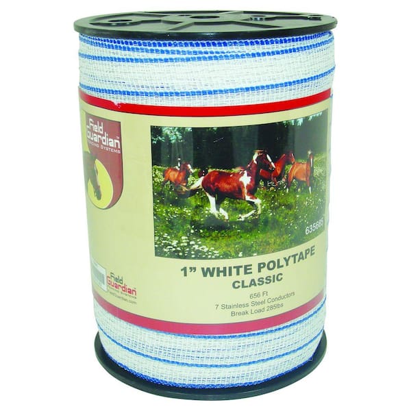 Field Guardian 1 in. White Classic Polytape