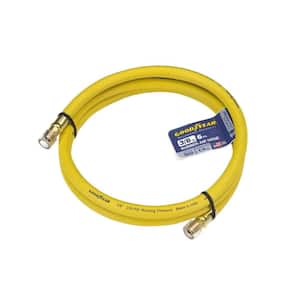 6 ft. x 3/8 in. Rubber Whip Hose, Yellow