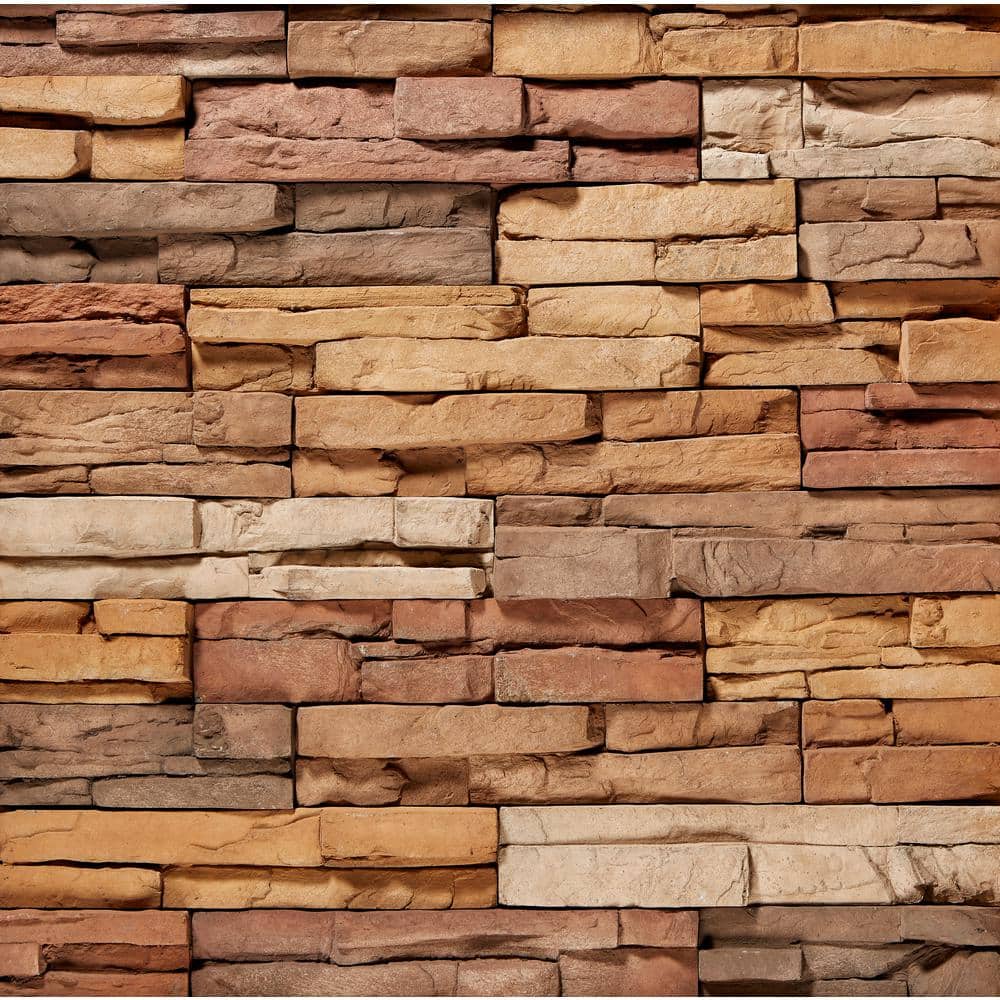 ClipStone Sand ProStack Corners 4"x3"x6"to 10" Siding 4 LF CSS.10.003.45 The Home Depot