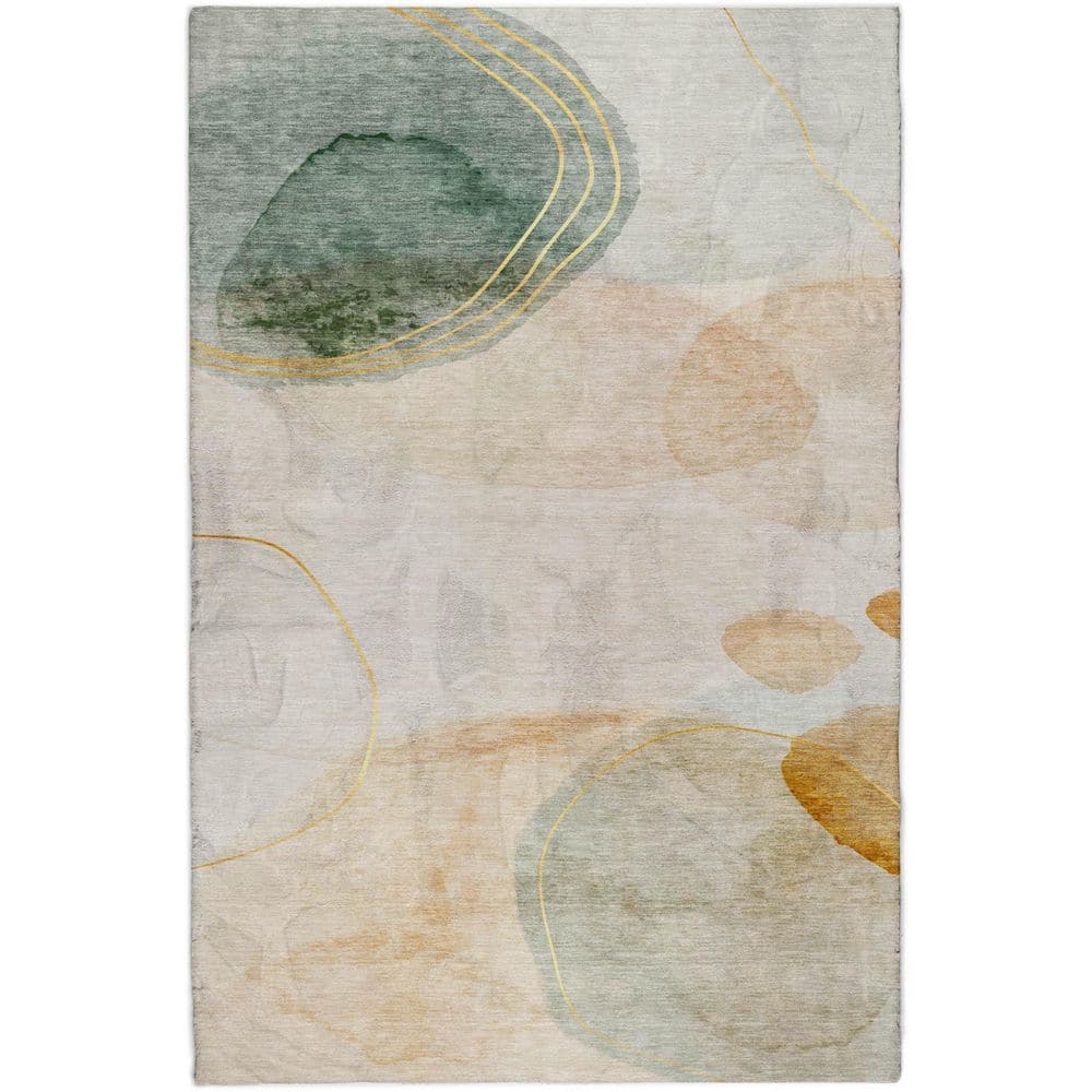 Dream Shag Premium Machine Washable Abstract ADS545 Beige 8 ft. x 10 ft. Area Rug price history on PriceWatchPro