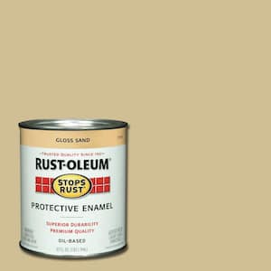 1 qt. Protective Enamel Gloss Sand Interior/Exterior Paint (2-Pack)