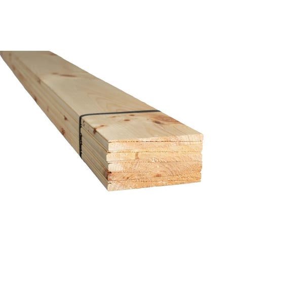 Unbranded 1/2 in. x 6 in. x 12 ft. Pine Solid Natural Bevel Wood Siding 10pc
