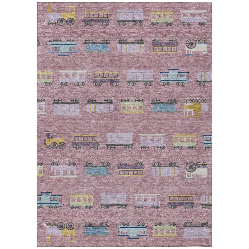 Chantille Machine Washable Indoor/Outdoor Abstract ACN2621 Blush 8 ft. x 10 ft. Area Rug price history on PriceWatchPro