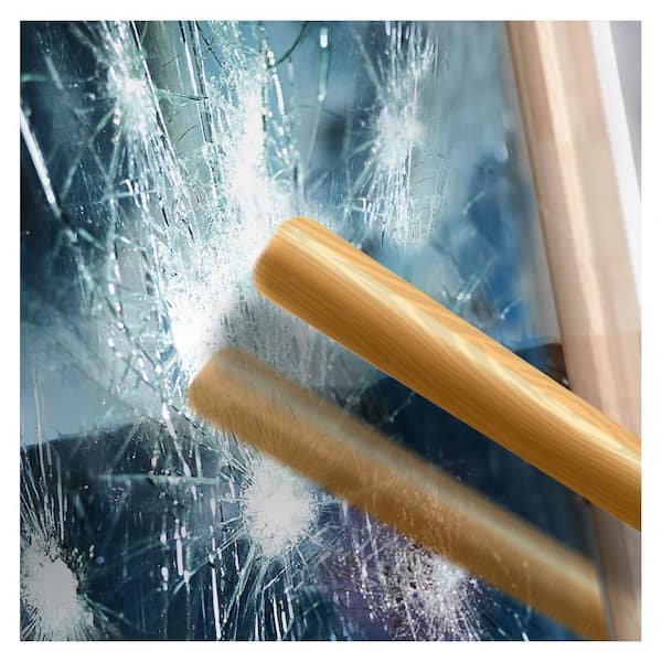 48 in. x 100 ft. S4MS15 Security and Daytime Privacy 4 Mil Silver (Dark) Window Film