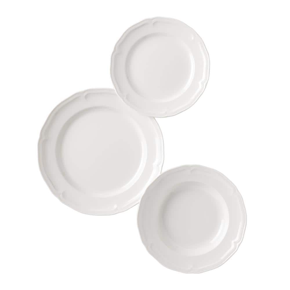 Villeroy & Boch White Porcelain 18-Piece Dinnerware Set