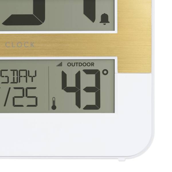La Crosse Technology 2-Tone Atomic Digital Clock with Temperature