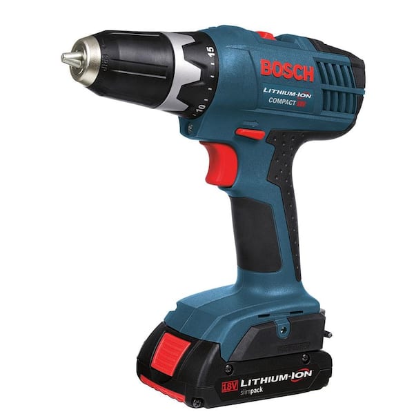 Bosch Factory Reconditioned Lithium-Ion Cordless 3/8 in. Compact Drill/Driver Kit with LED Light