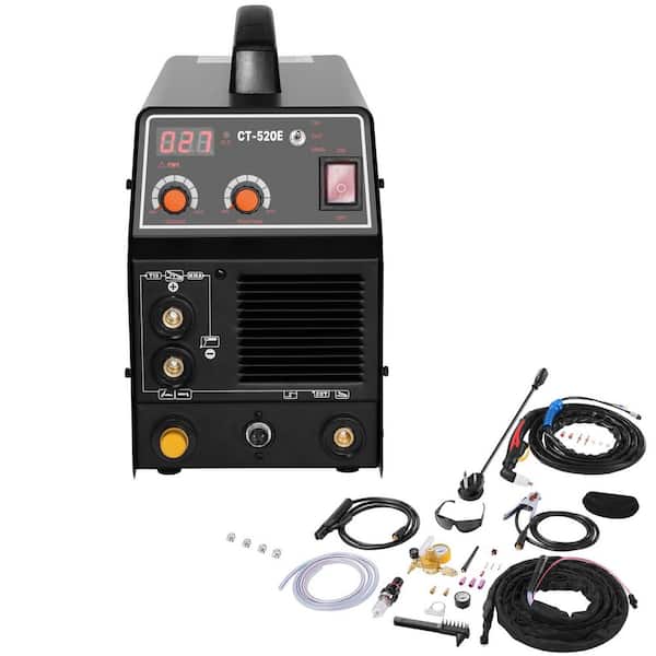 3 in 1 TIG/MMA/CUT Welder 200 Amp Arc Welding Machine 110/220-Volt Plasma Cutter CT520D 50 Amp with Clamp Cable