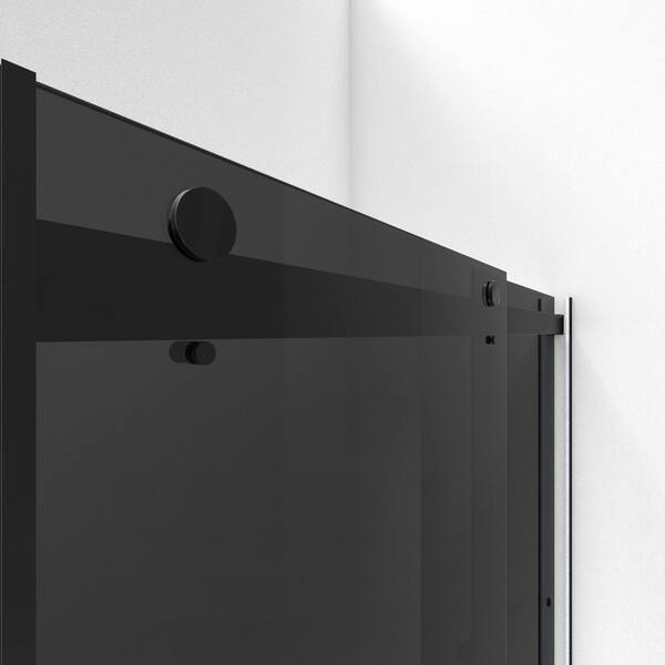 DreamLine Essence 56 in. W- 60 in. W x 76 in. H Sliding Frameless 